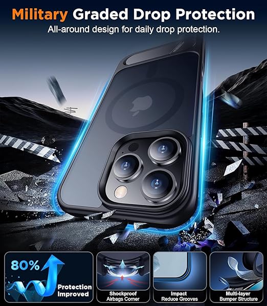 Magnetic Cover Compatible For iPhone 16 Pro Max Case