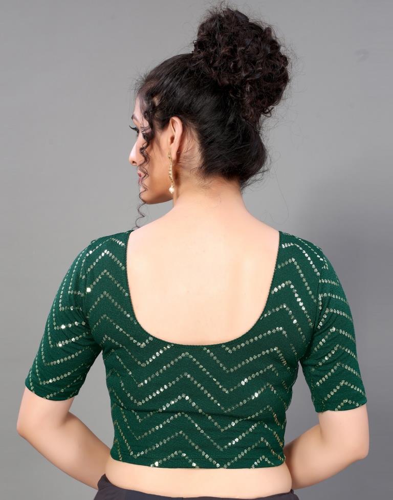 Green Lycra Blouse