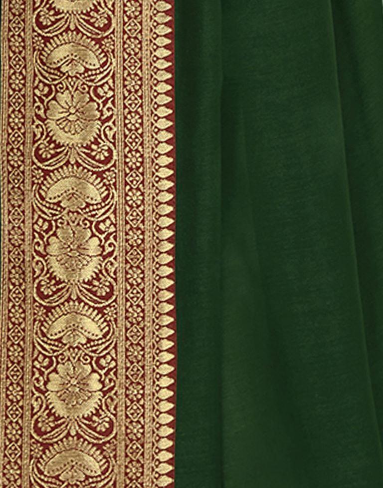 Fab Green Silk Saree