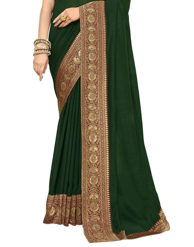 Fab Green Silk Saree