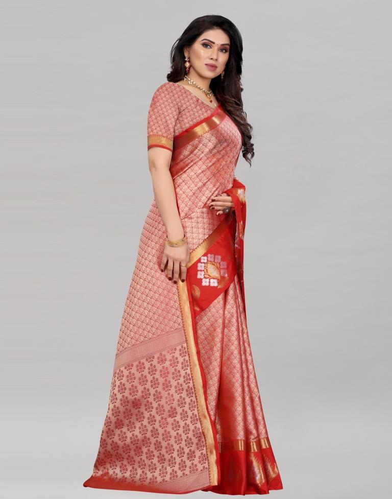 Eye Catching Golden Silk Saree