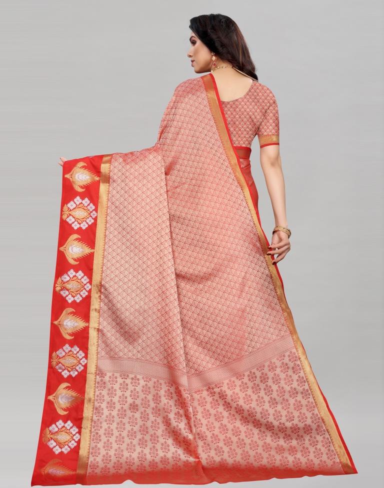 Eye Catching Golden Silk Saree