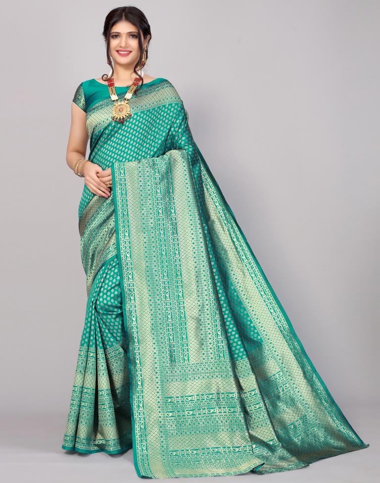 Green Kanjivaram Silk Saree