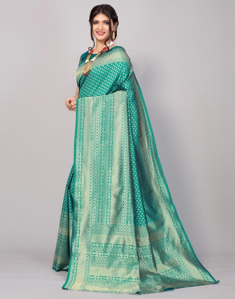 Green Kanjivaram Silk Saree