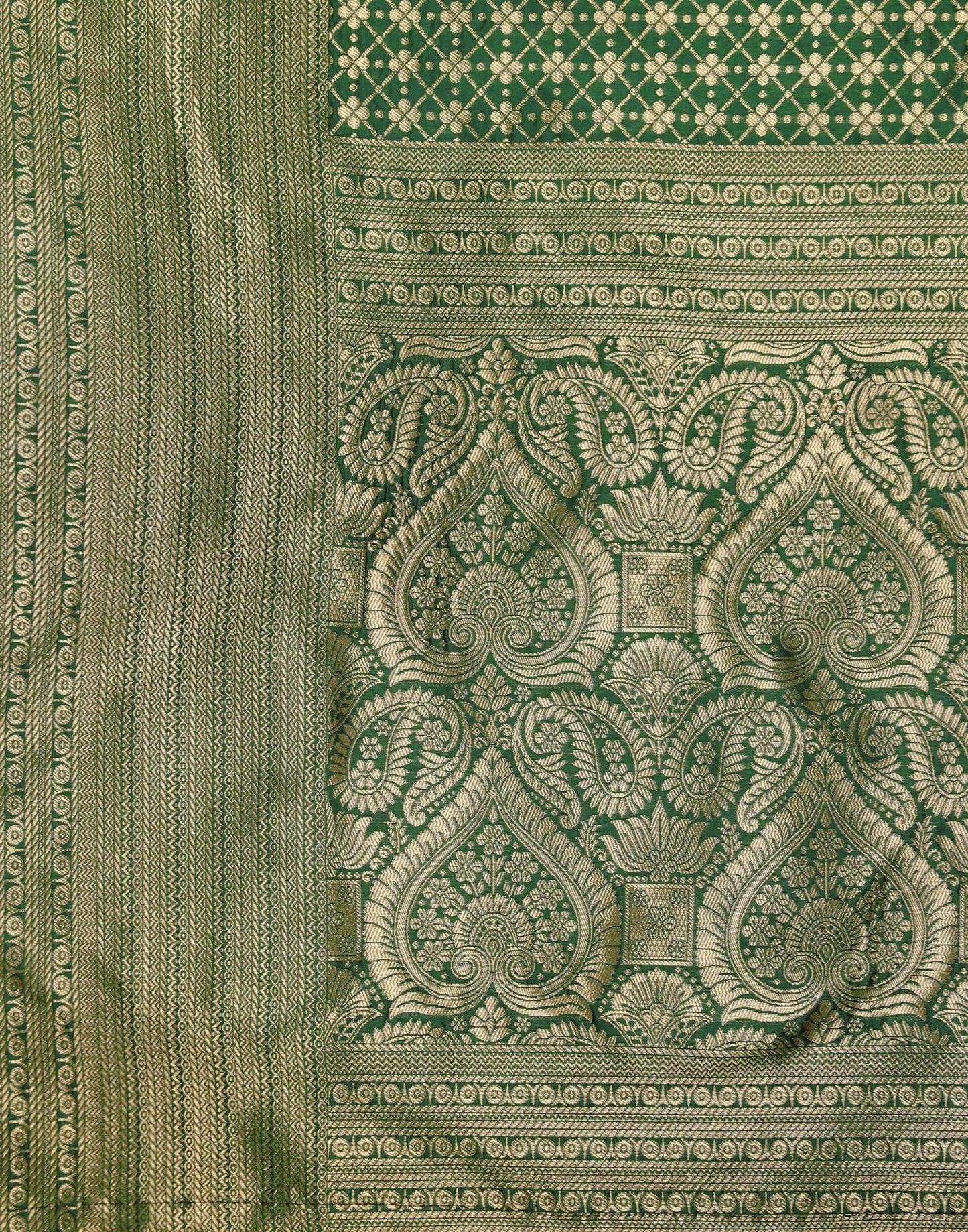 Green Banarasi Saree