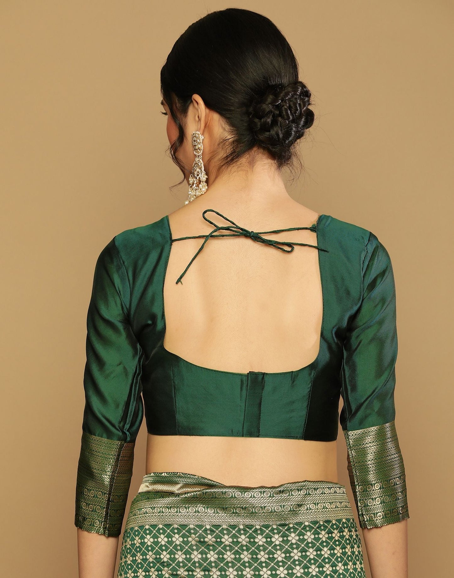 Green Banarasi Saree