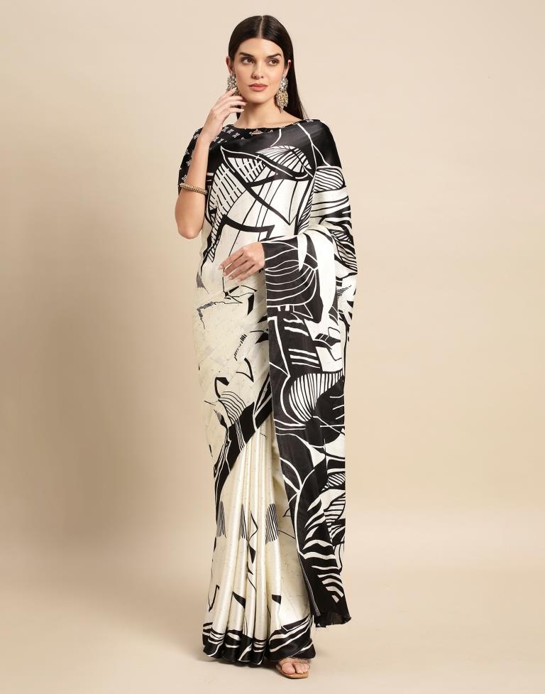 Off White Silk Saree