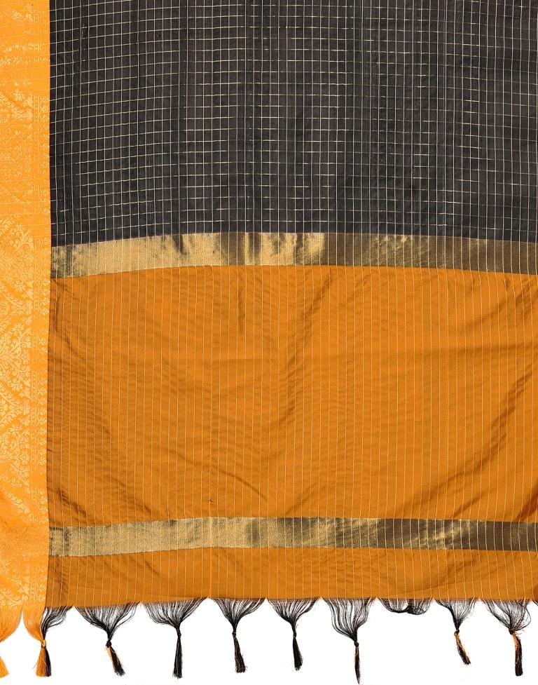 Black Kanjivaram Silk Saree