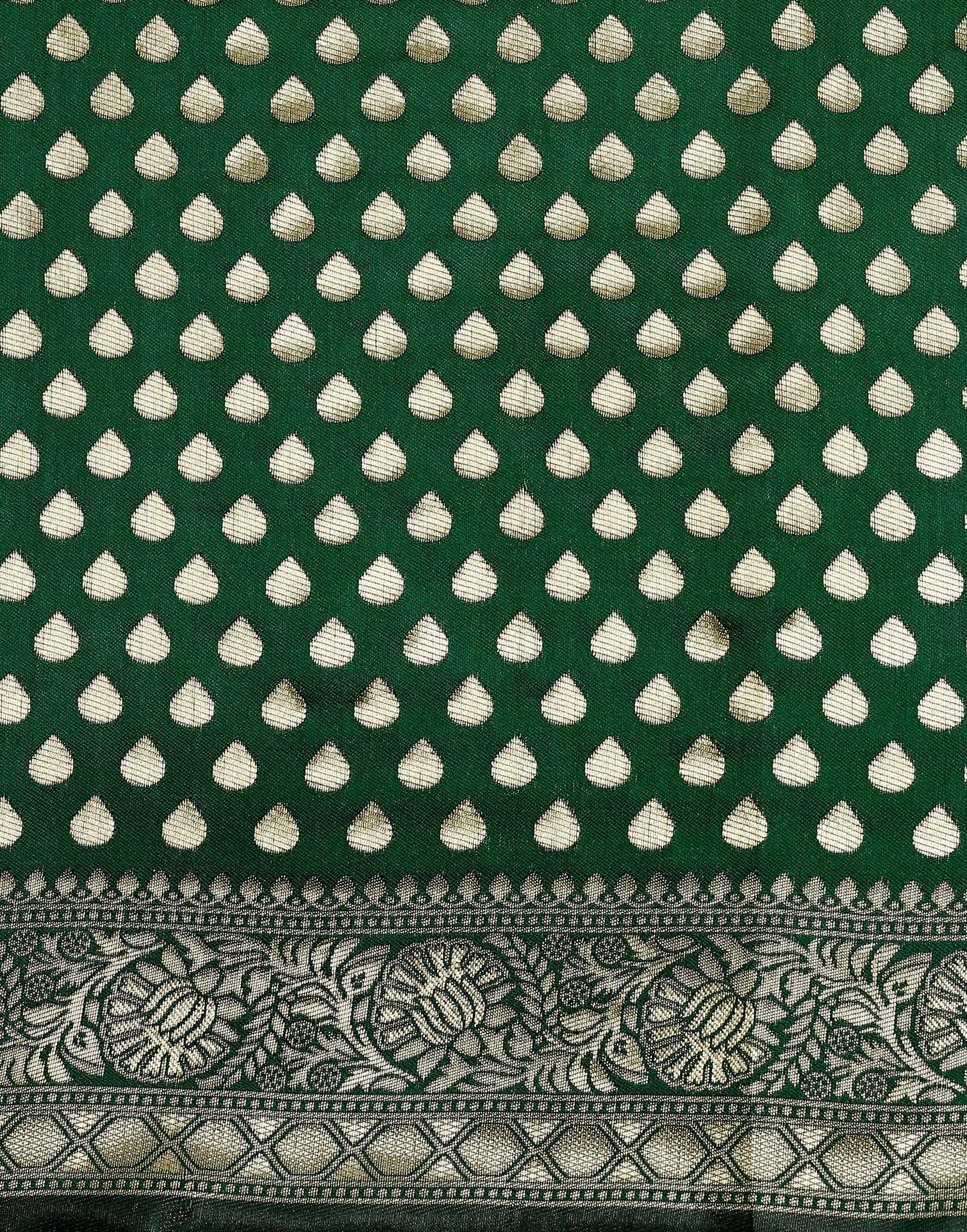 Green Banarasi Silk Saree