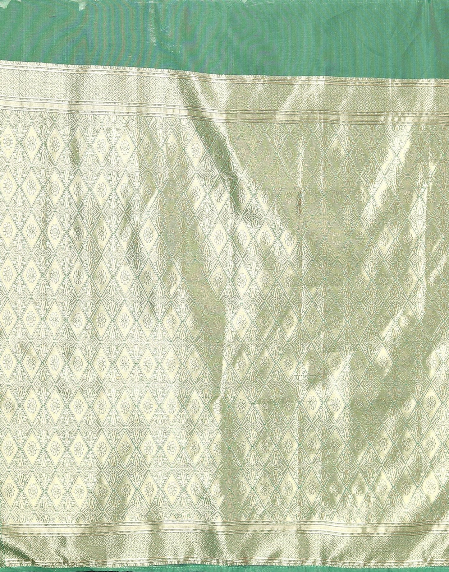 Green Banarasi Cotton Saree