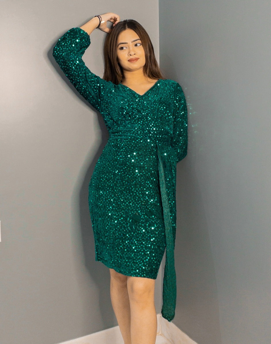 Green Layred Bodycon