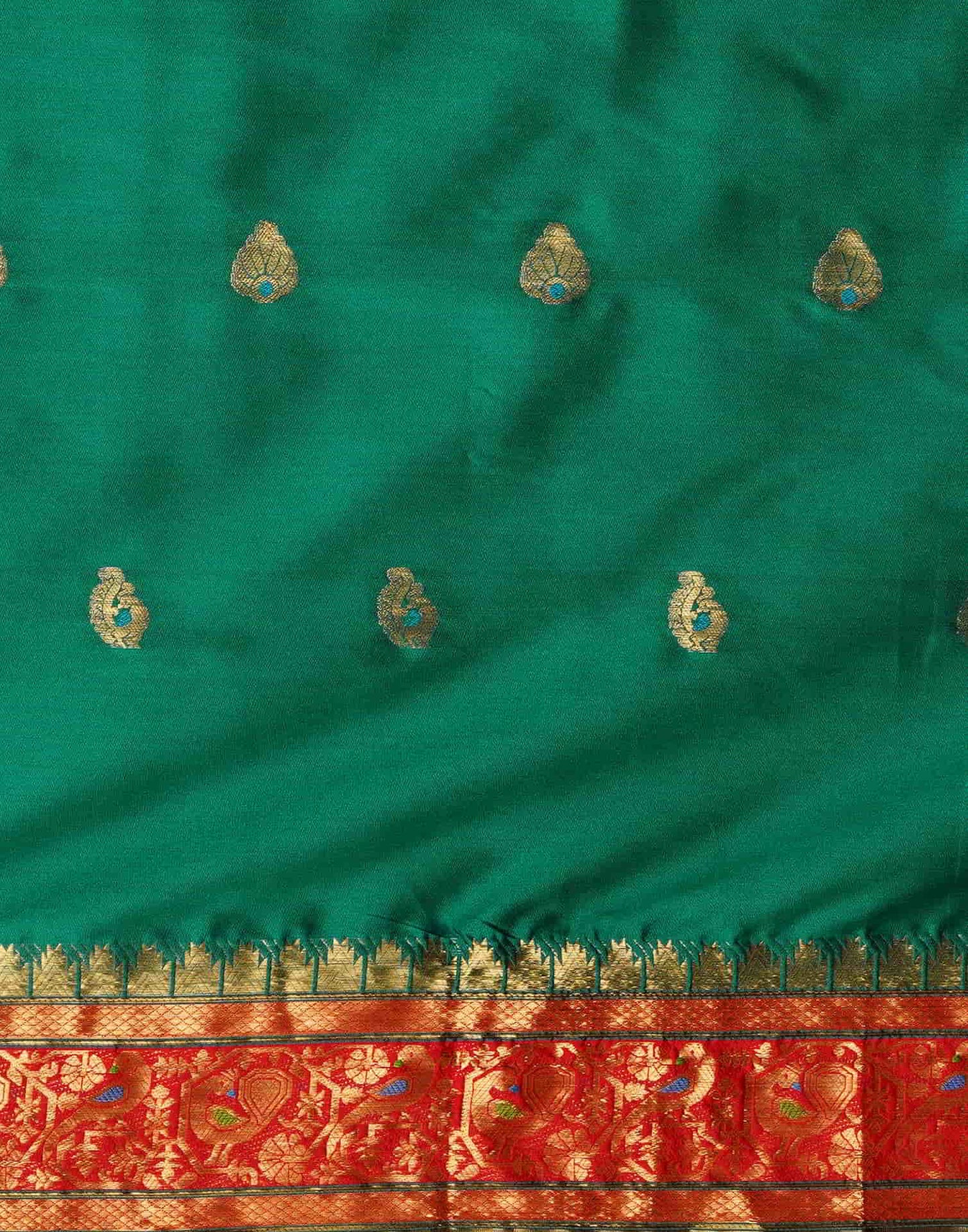 Green Kanjivaram Silk Woven Saree