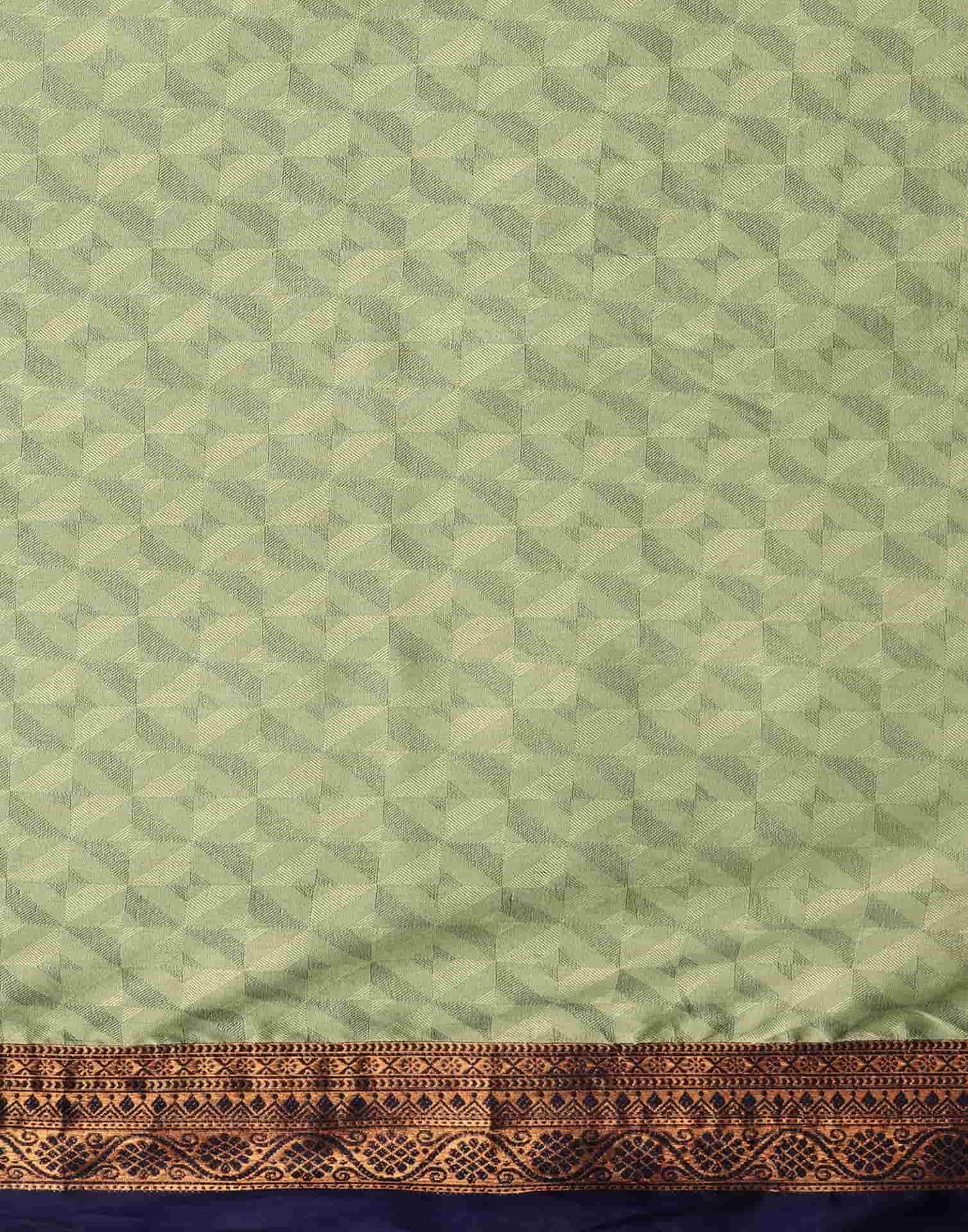 Green Banarasi Silk Woven Saree