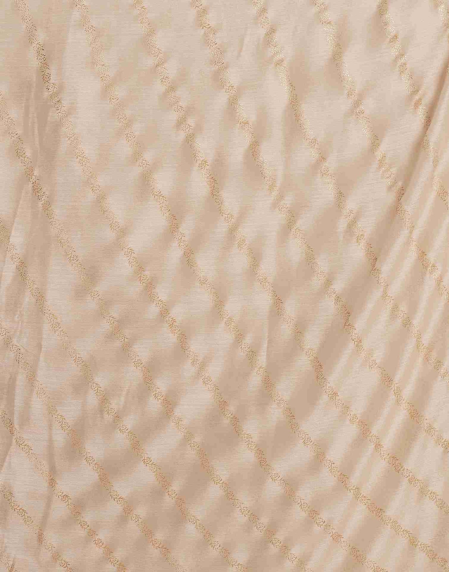 Beige Chiffon Plain Saree