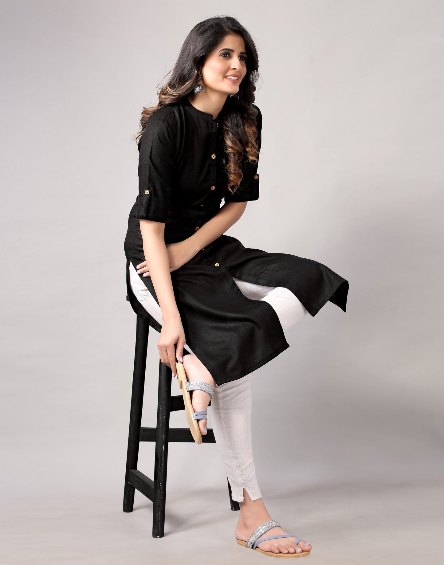 Black Dyed Kurti