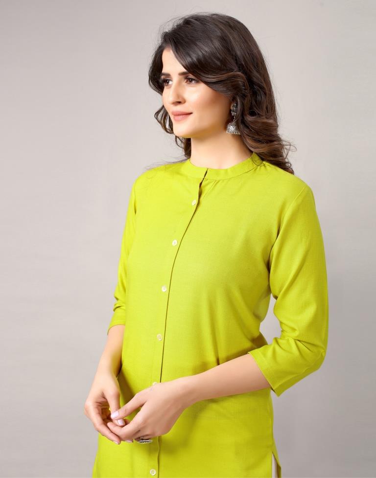 Green Dyed Kurti