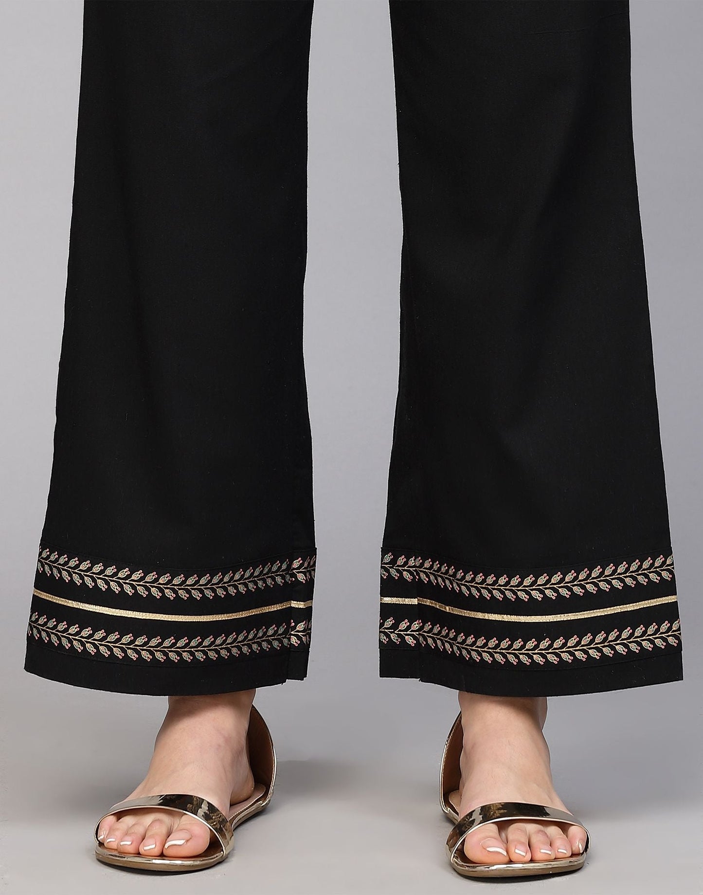 Black Kurti With Pant And Dupatta