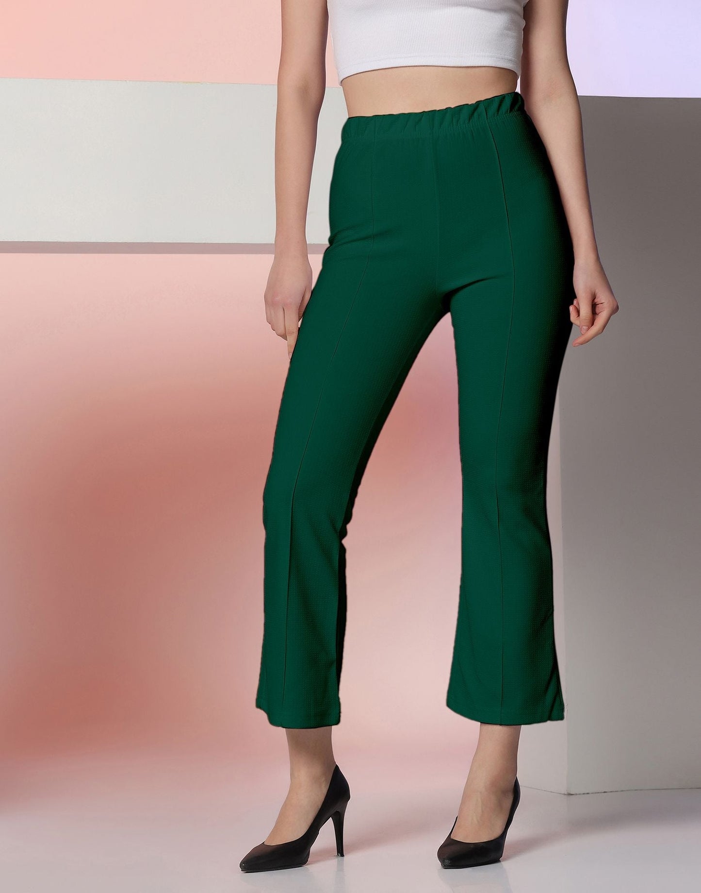 Green Knitted Pant