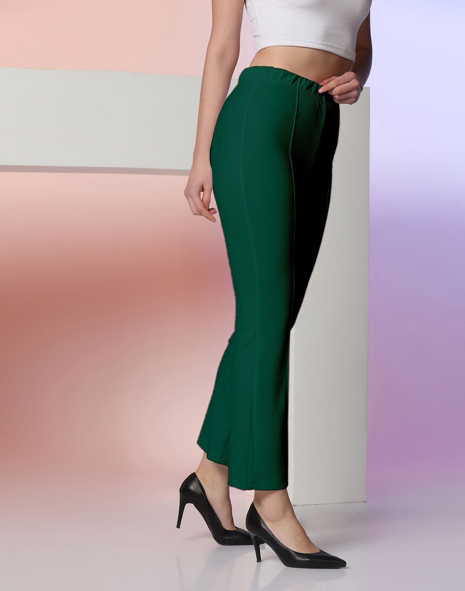 Green Knitted Pant