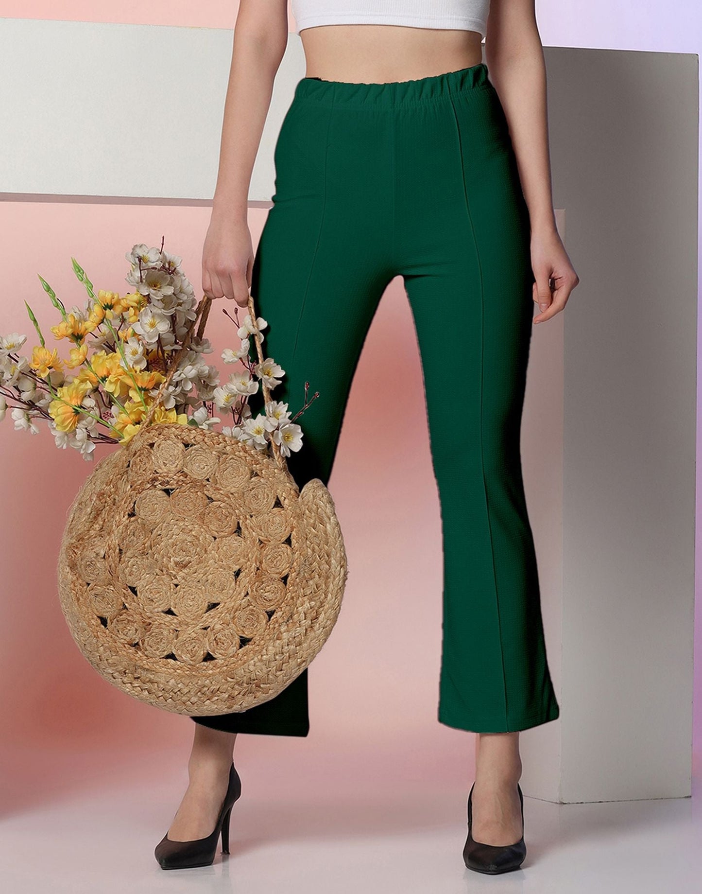 Green Knitted Pant