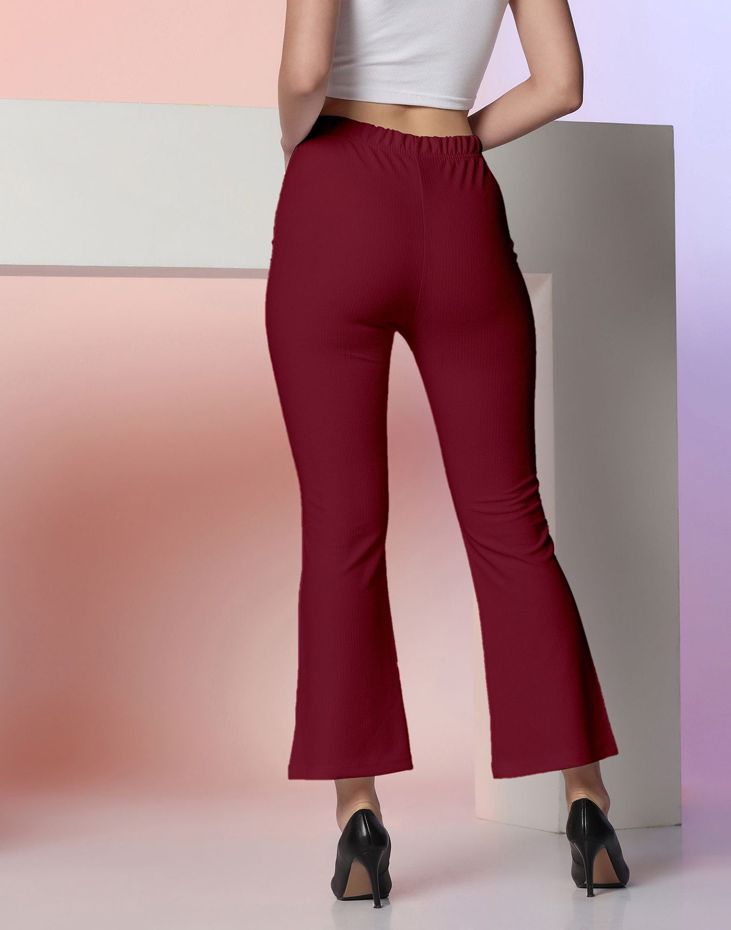 Maroon Knitted Pant