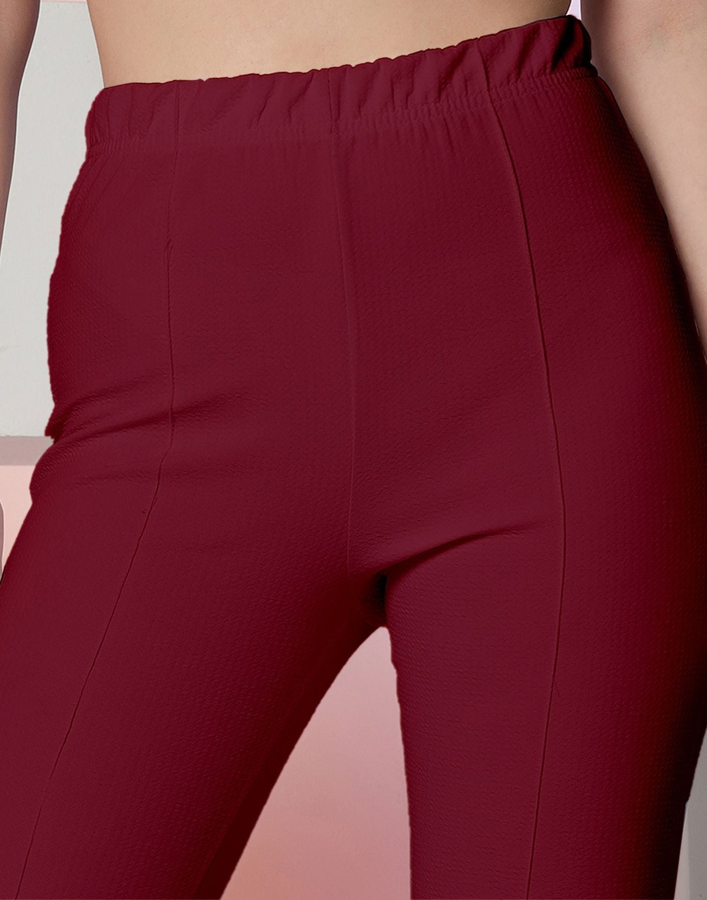 Maroon Knitted Pant