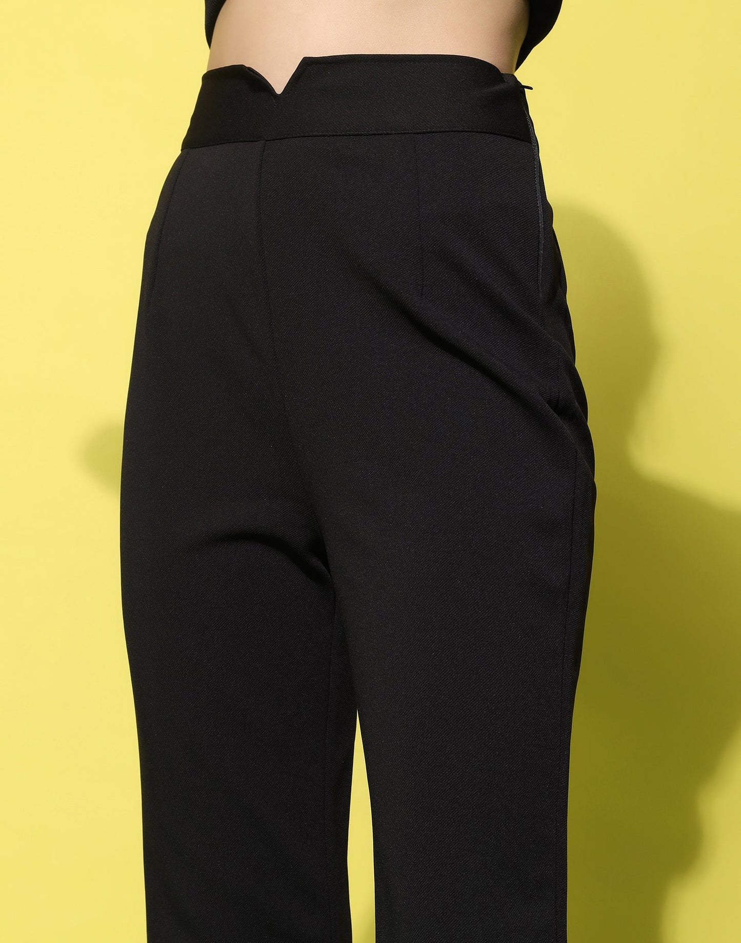 Black High Rise Trouser