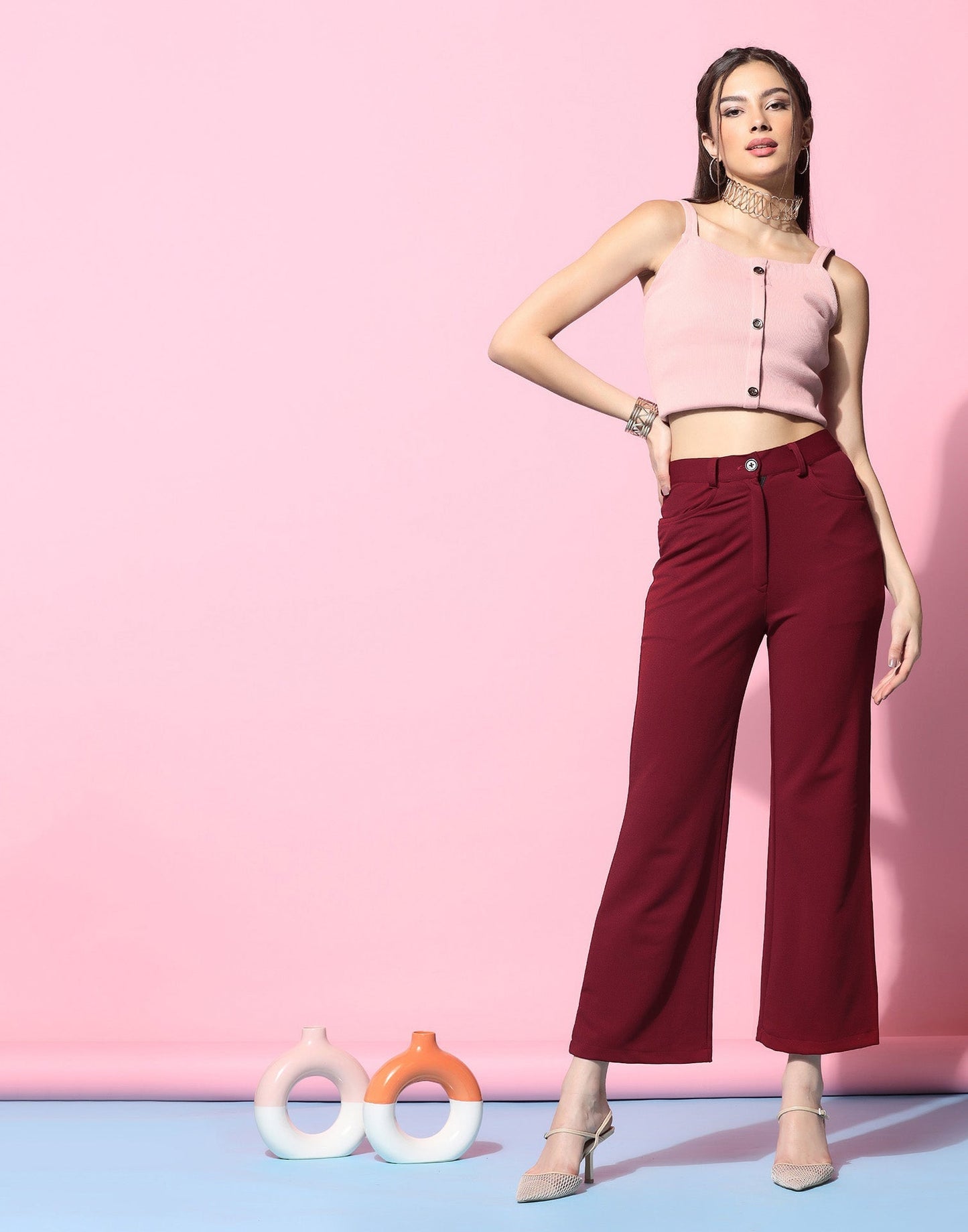 Maroon Trouser Pant