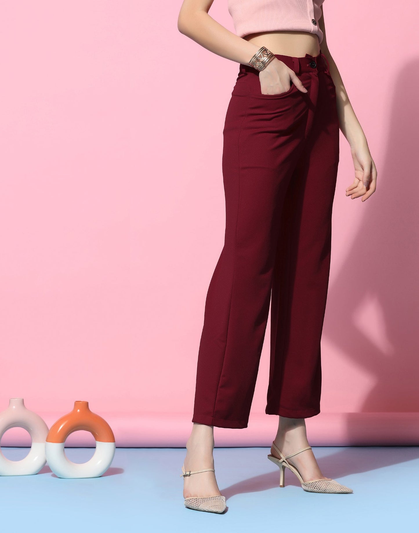 Maroon Trouser Pant