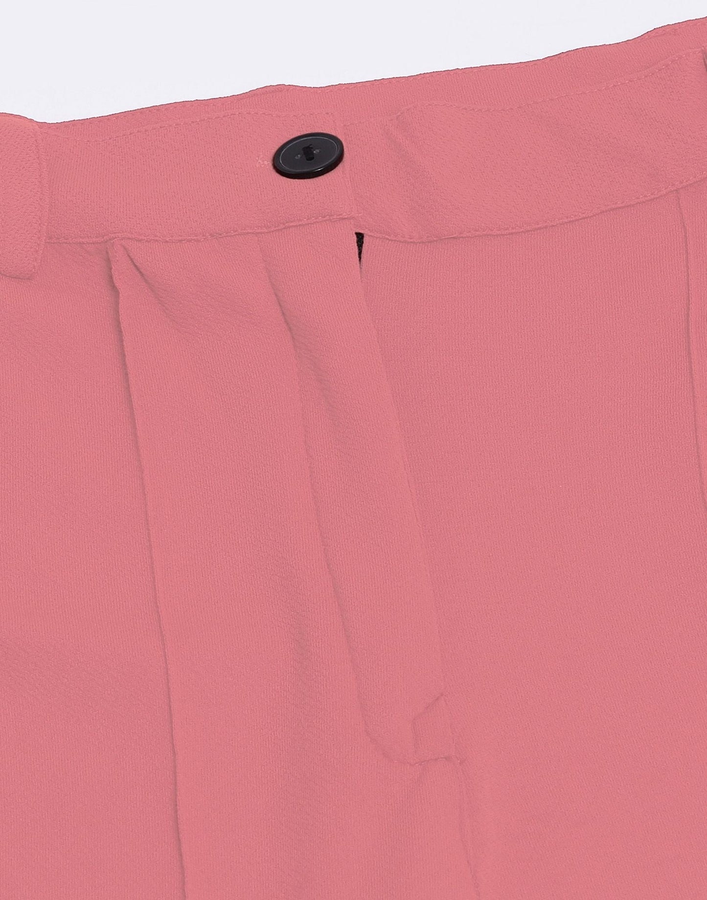 Light Pink Pin Tuck Straight Fit Trouser