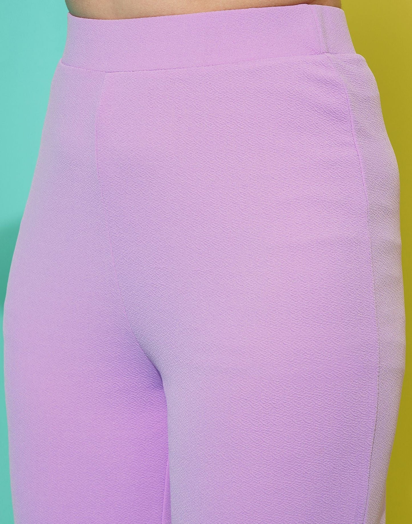 Lavender Straight Fit Trouser