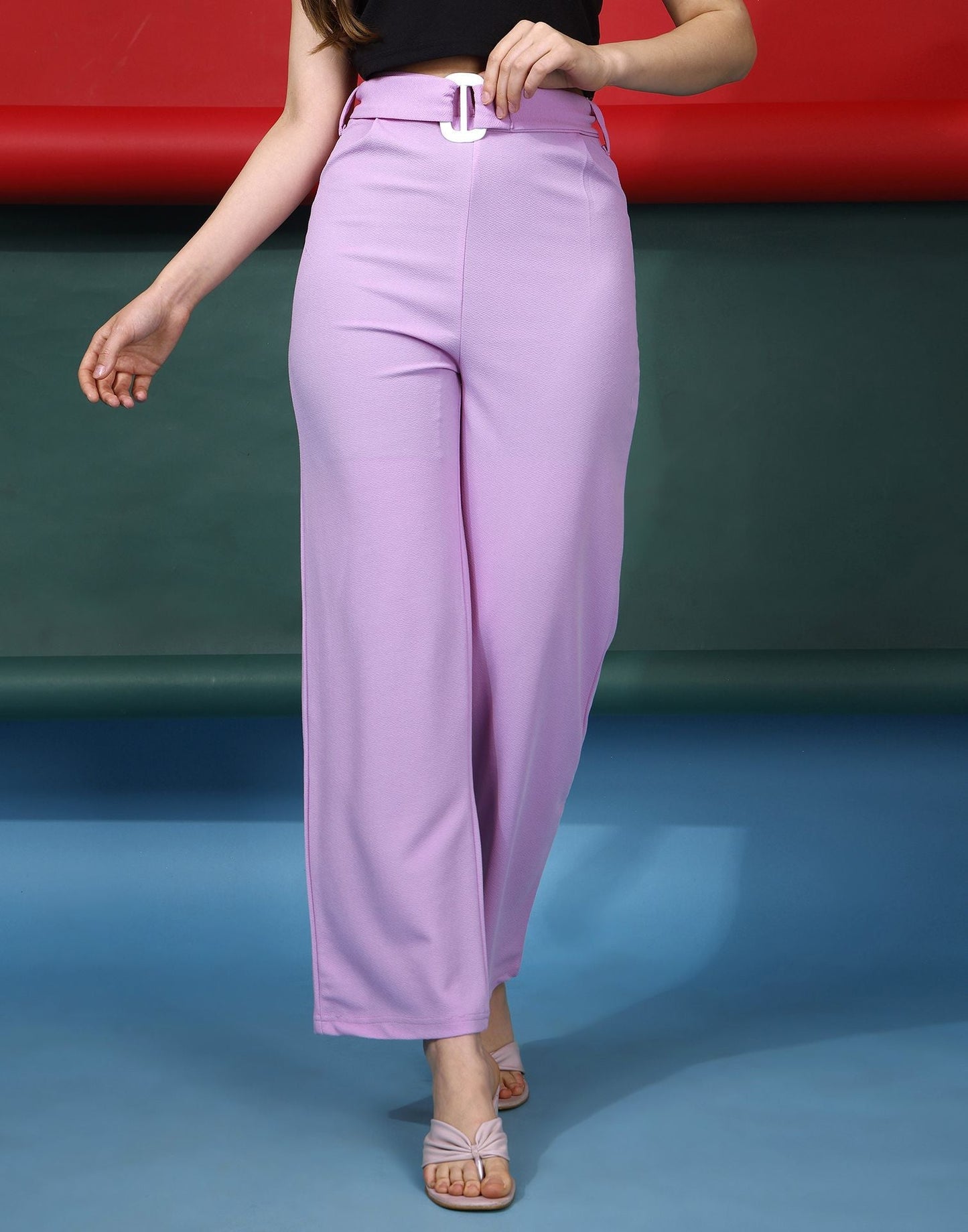 Lavender Flared Trouser