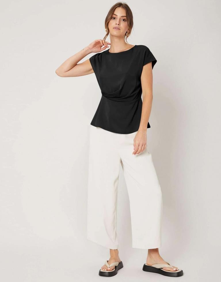 Black Plain Top