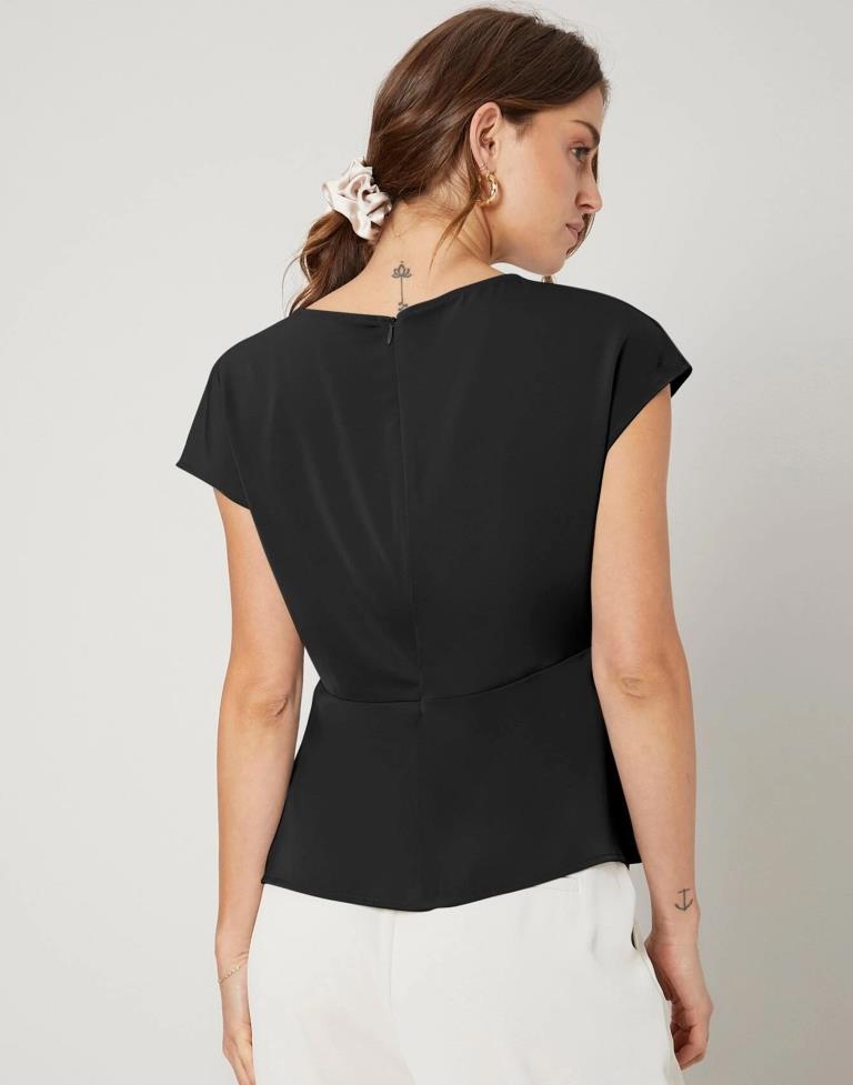 Black Plain Top