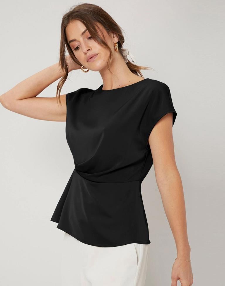 Black Plain Top