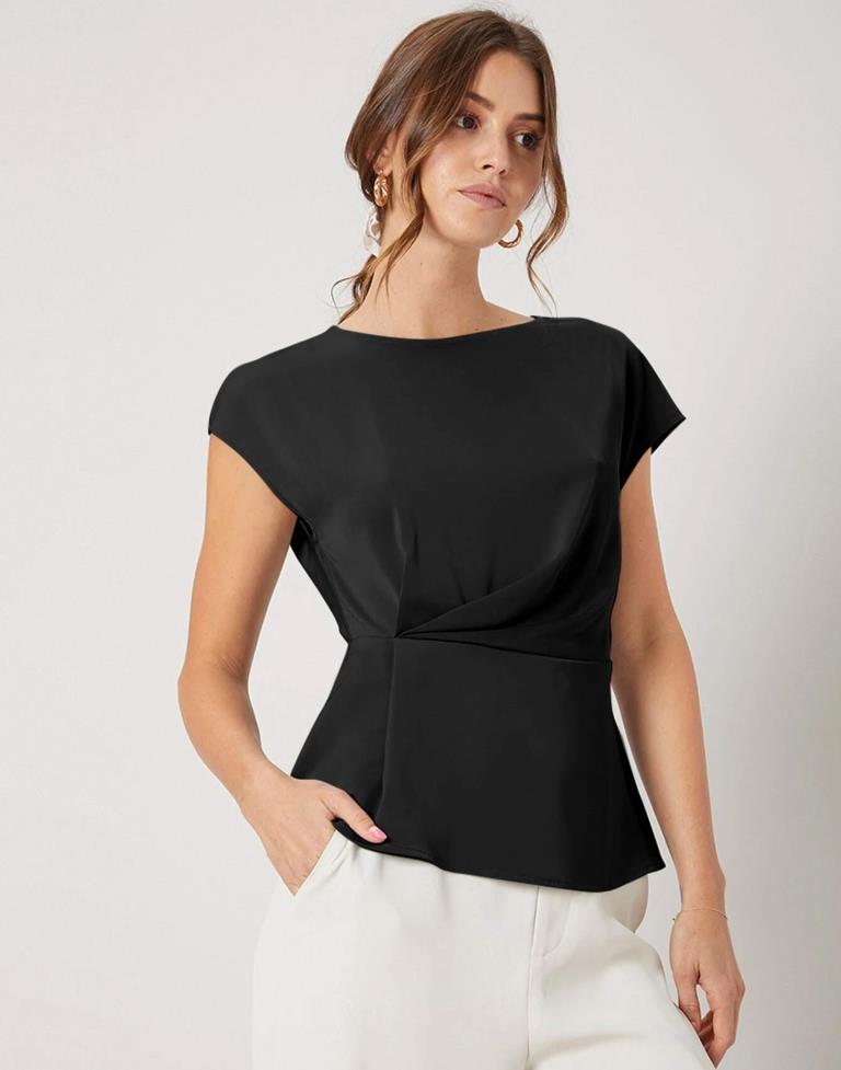 Black Plain Top