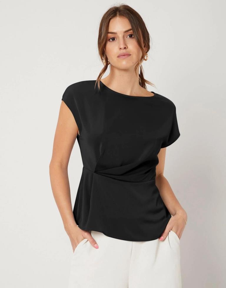 Black Plain Top