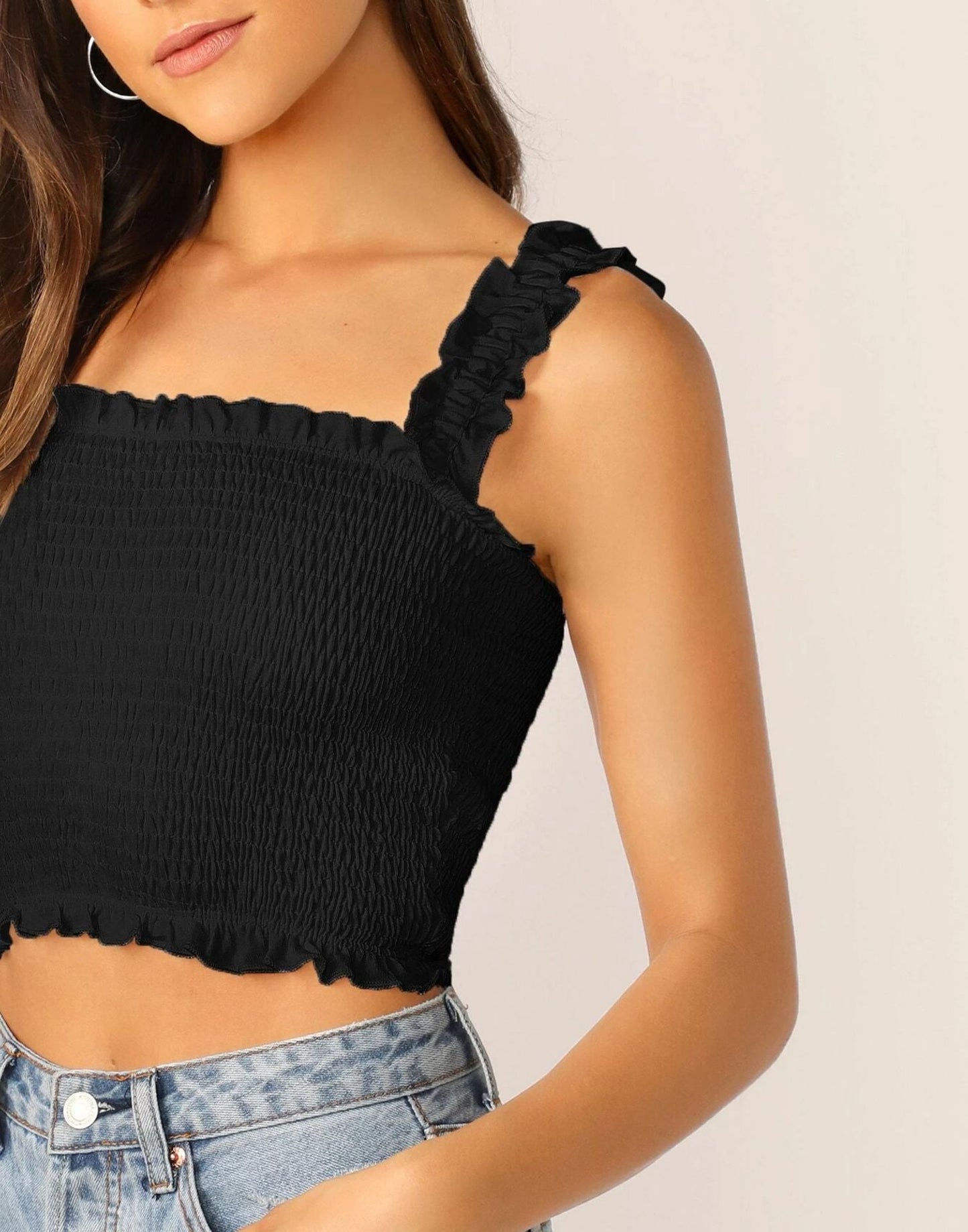 Black Plain Top