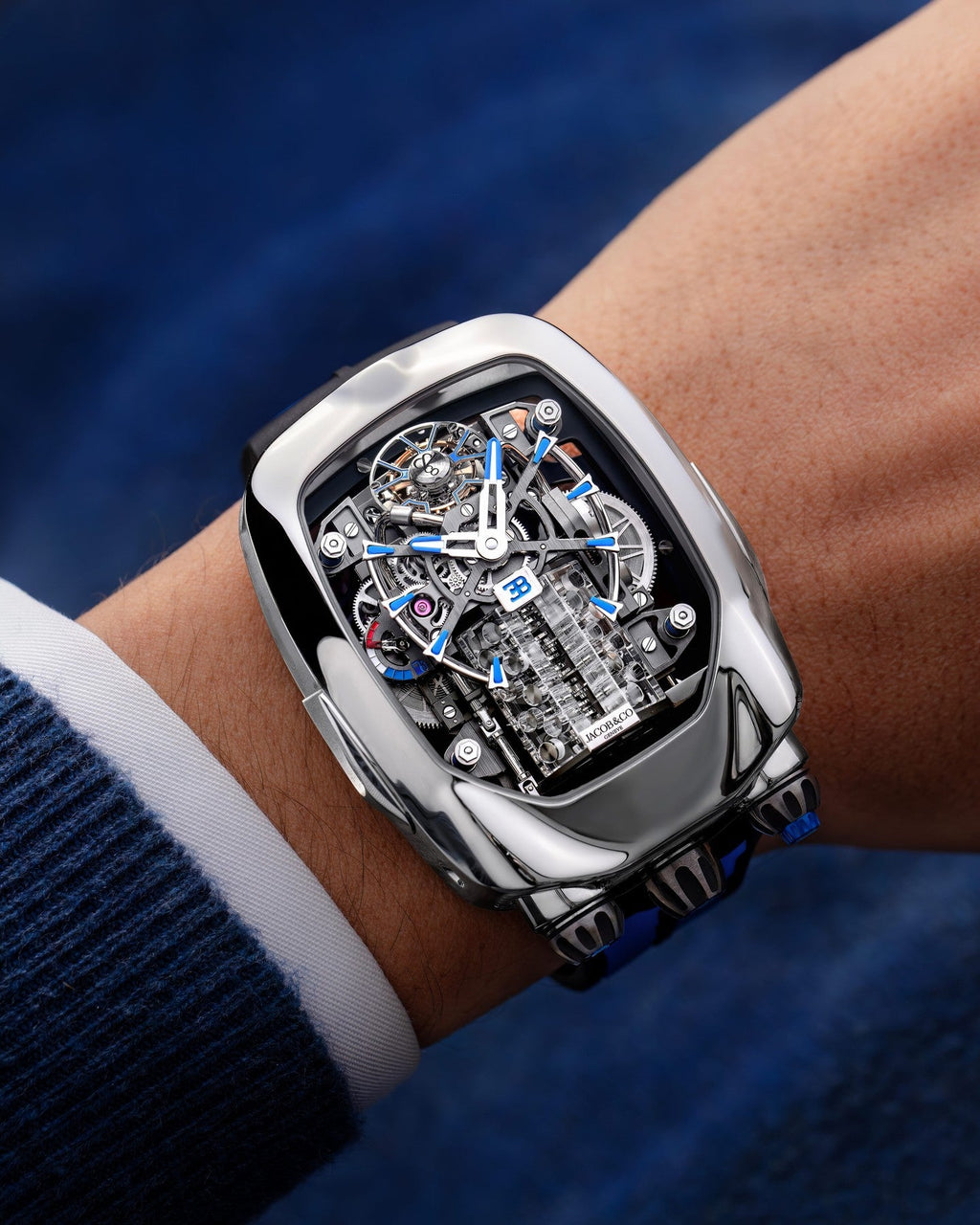 Limited Edition Jacob & Co. Bugatti Chiron Tourbillon watch