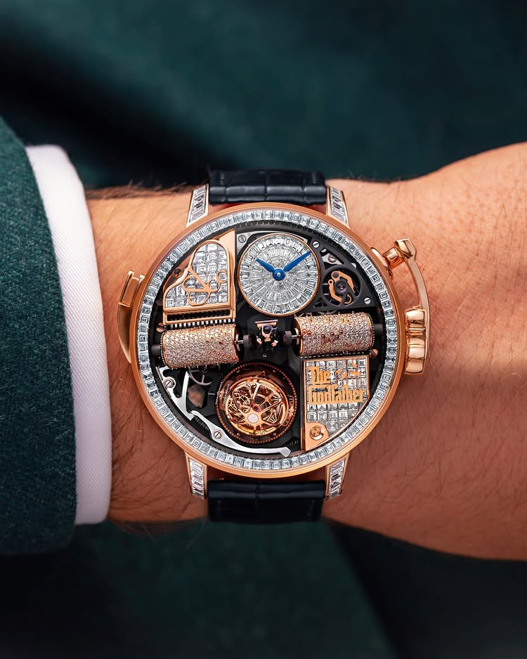 Limited Edition Jacob & Co. Opera Godfather Baguette watch (P04)