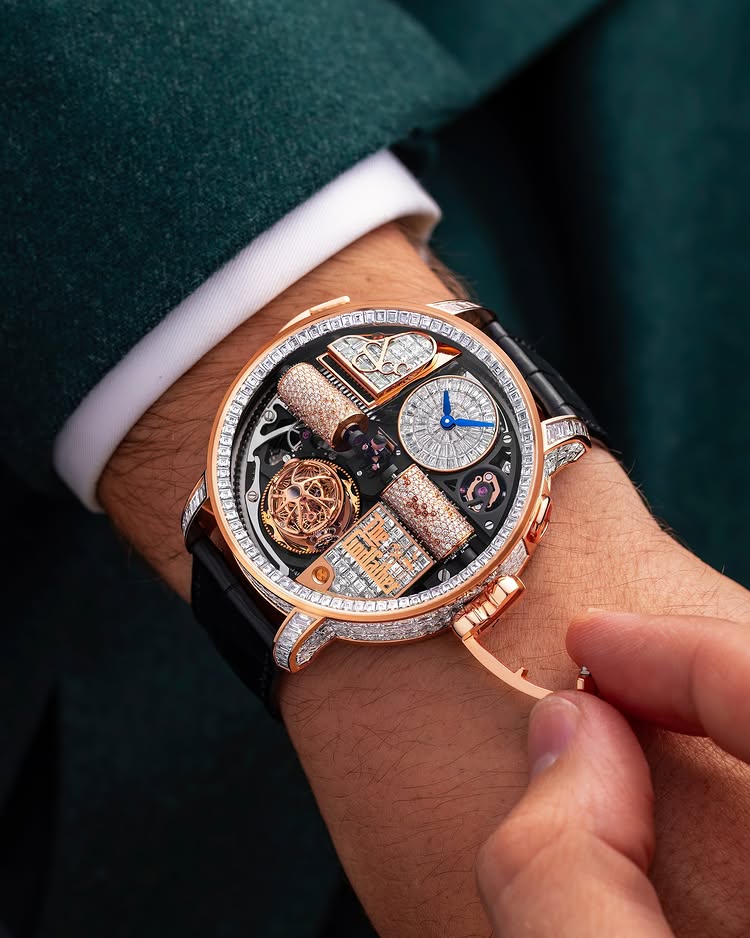 Limited Edition Jacob & Co. Opera Godfather Baguette watch (P04)