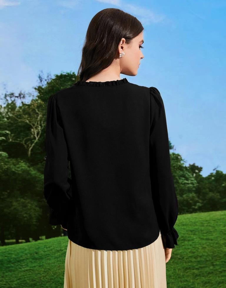 Black ester Plain Top