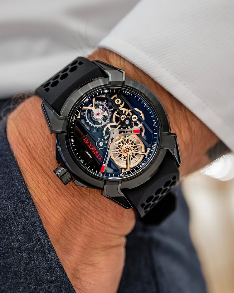 Limited Edition Jacob & Co. Epic X Skeleton manual winding watch