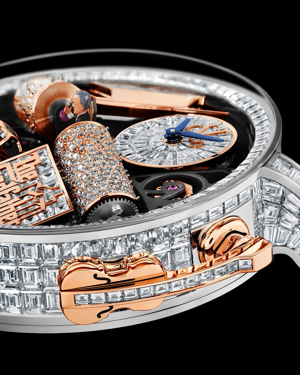 Limited Edition Jacob & Co. Opera Godfather Baguette watch (P04)