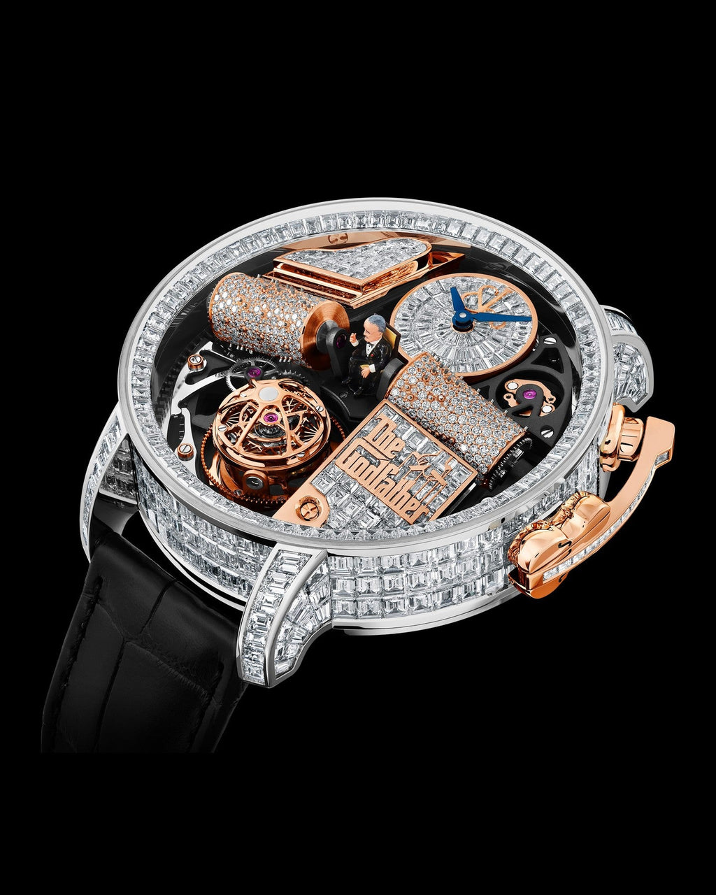 Limited Edition Jacob & Co. Opera Godfather Baguette watch (P04)