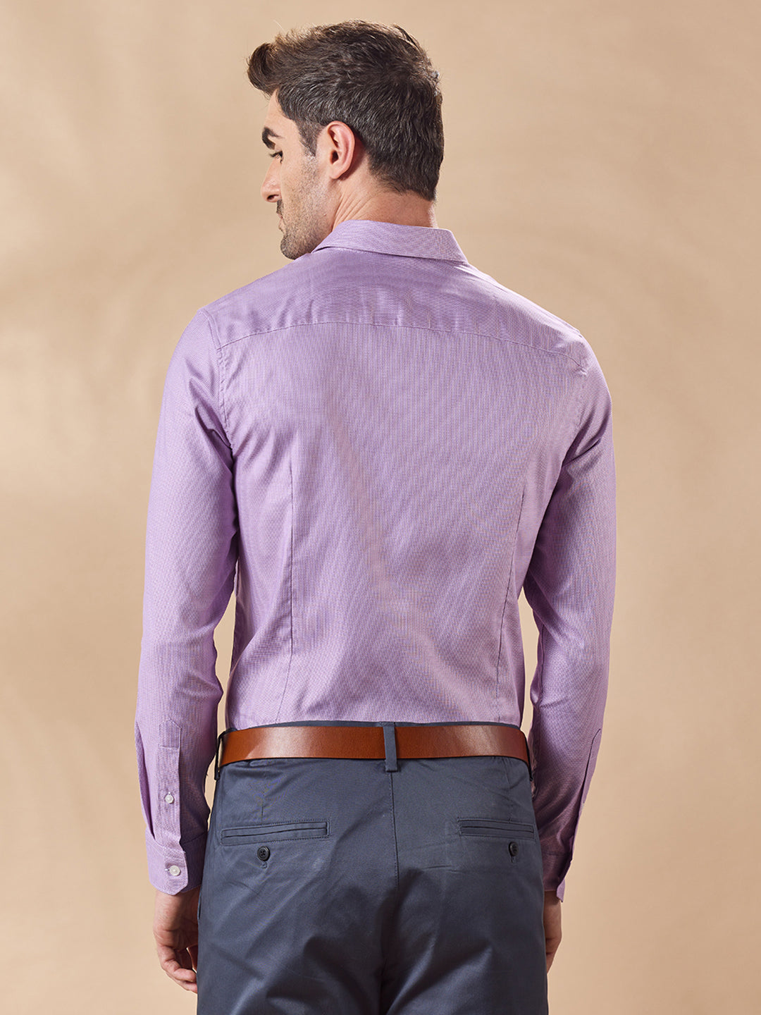 Aldeno Men Lavender Formal Shirt (CHAZ)