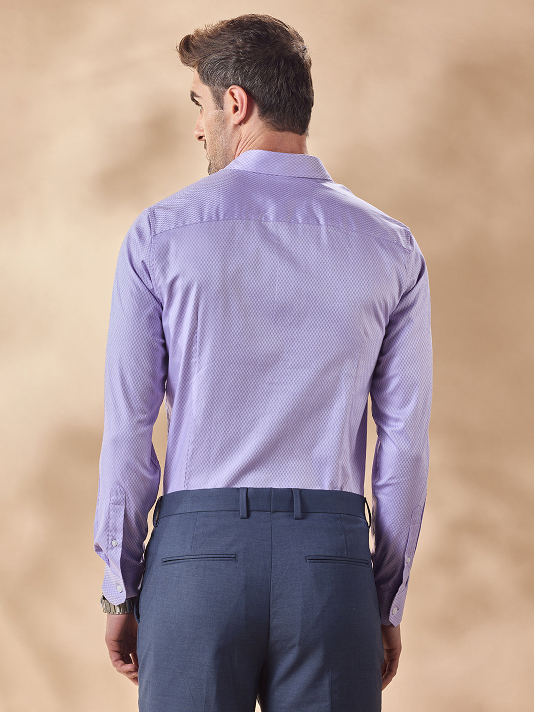 Aldeno Men Lavender Formal Shirt (CAED)