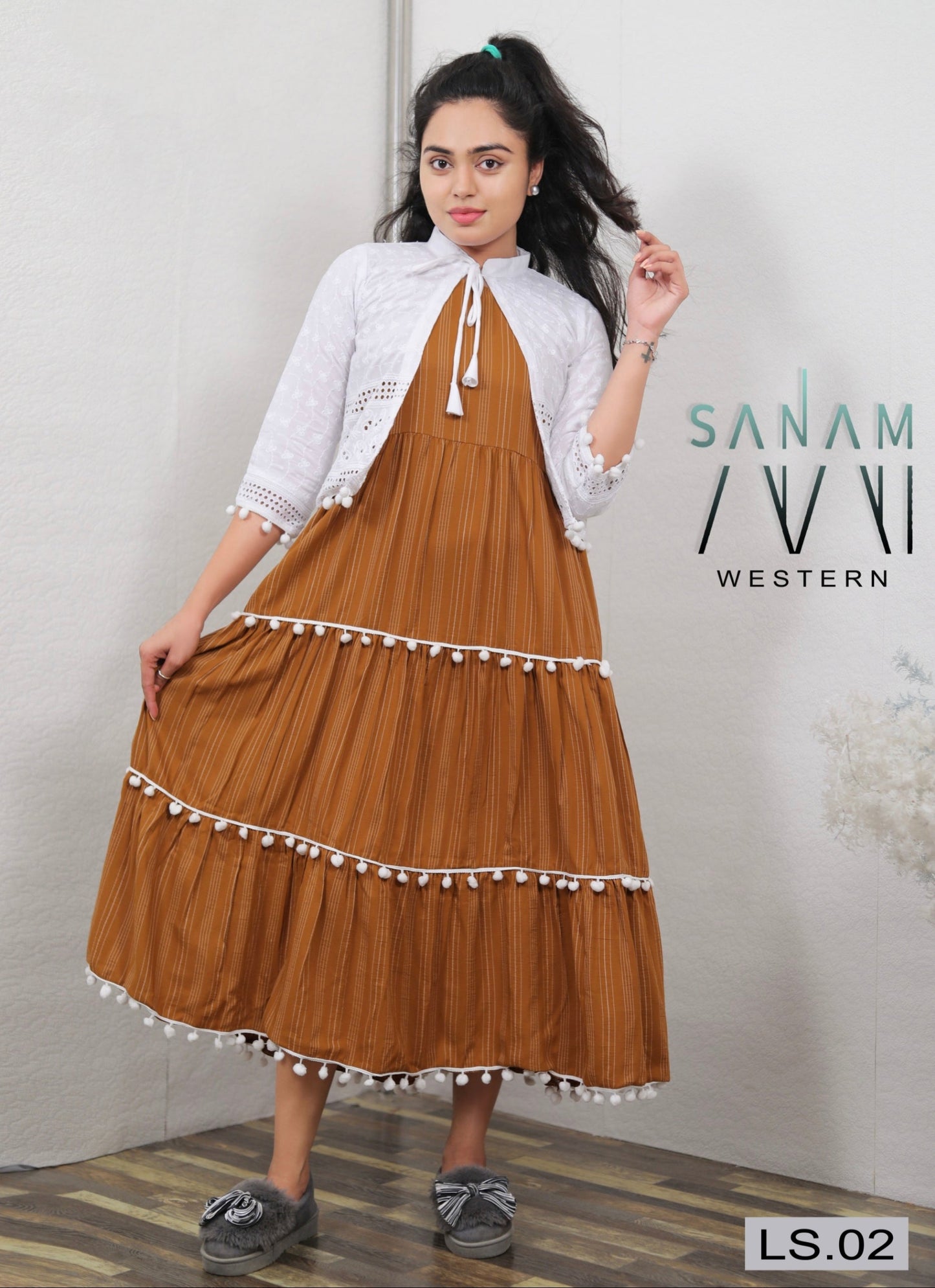 Beautiful Designer Sanam Fancy Indo-Western Collection