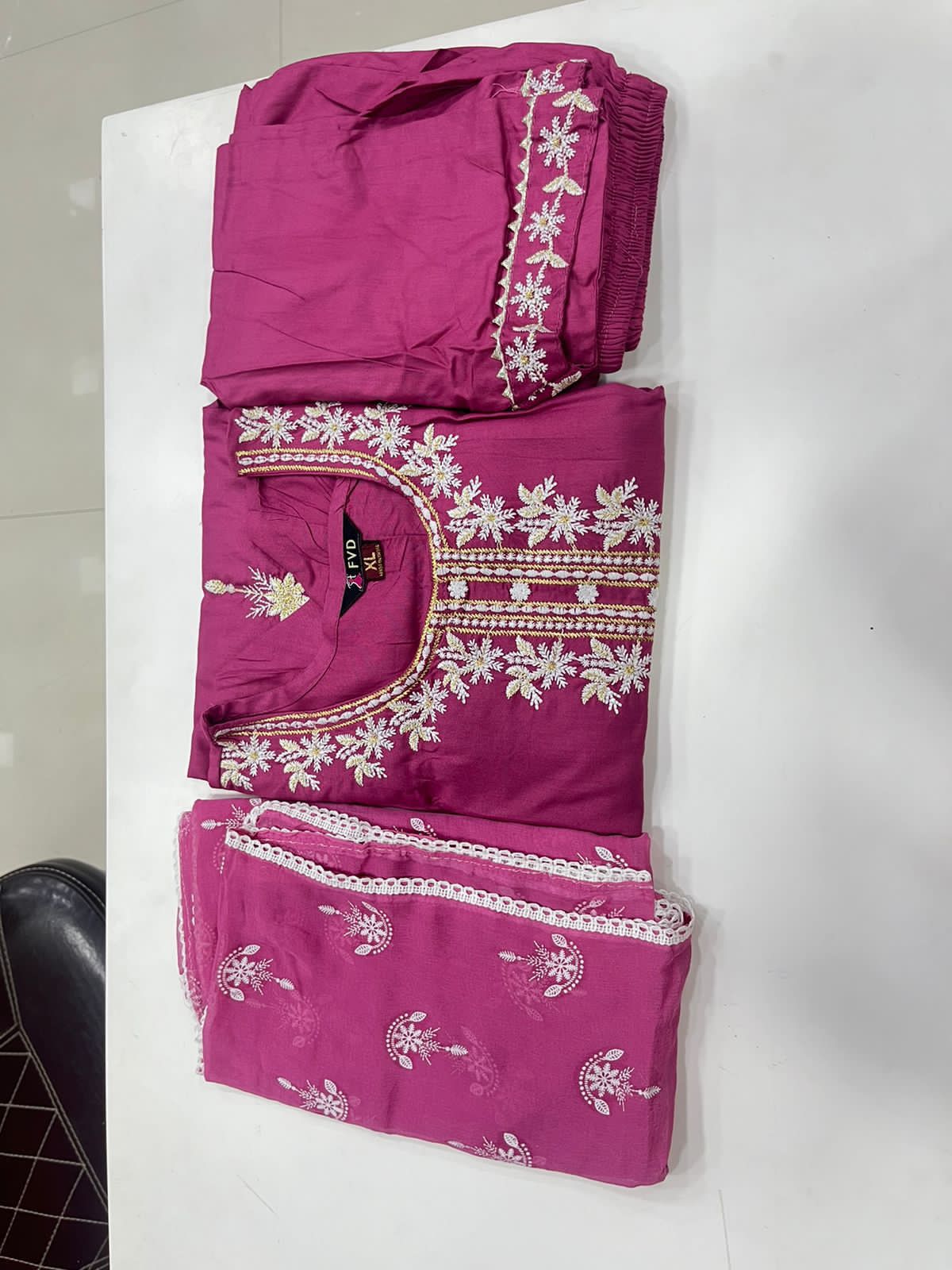 Beautiful Designer Punjabi Pure Reyon Full Stiched Salwar Suit