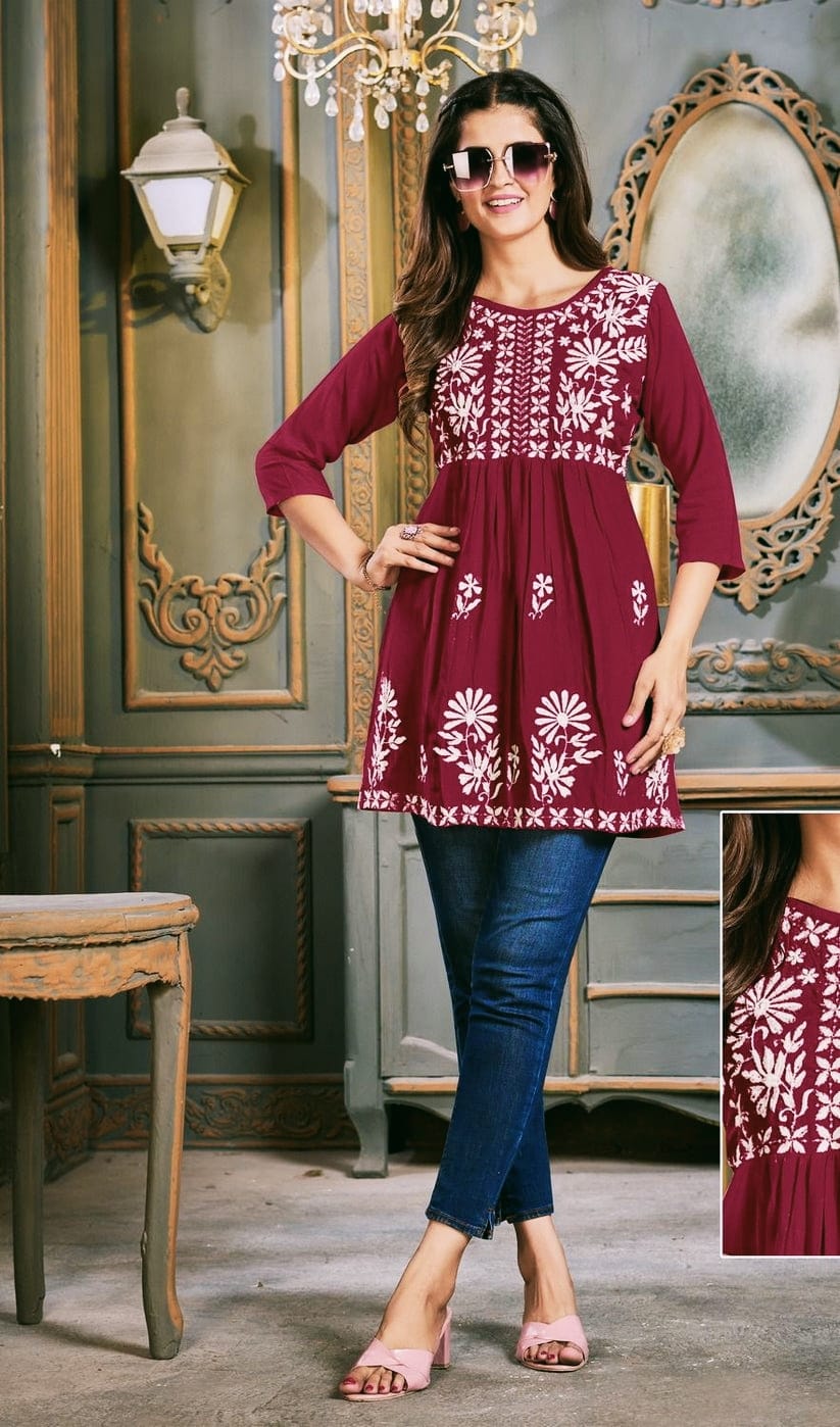 Beautiful Designer Kf Tunics Kurti Top